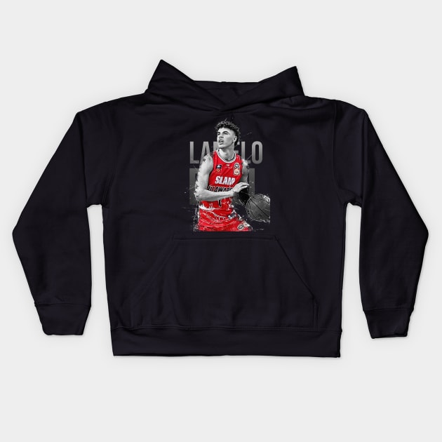 LaMelo Ball Kids Hoodie by Creativedy Stuff